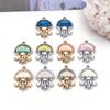 UV Zinc Alloy Jellyfish Pendant Jewelry Kit