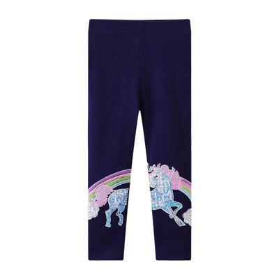2024 Girls' Autumn Style European & American Leggings - Outerwear Long Pants