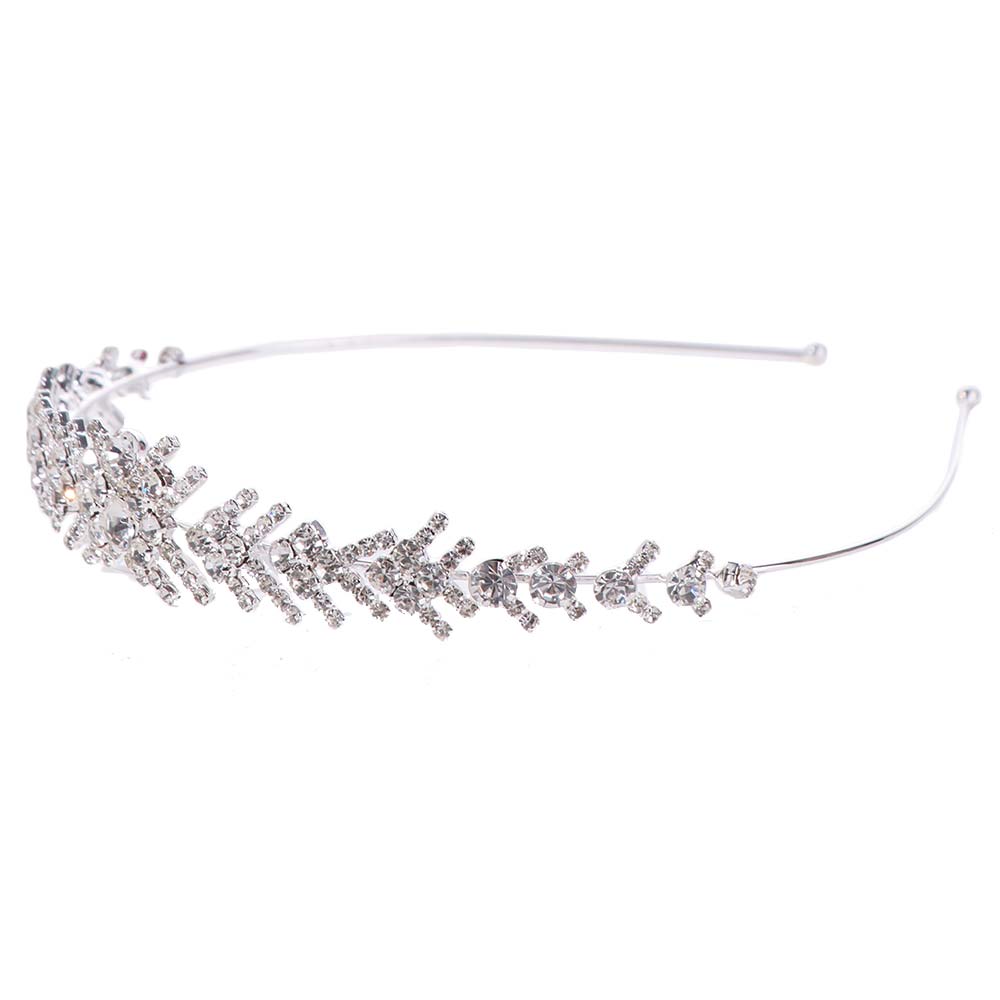 Headwear Bridal Crown Geometric Queen Headband Shining Wedding Tiara  Party