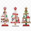 Mingguan Cross-border Christmas Wooden Tabletop Decorations for Restaurants and Bars