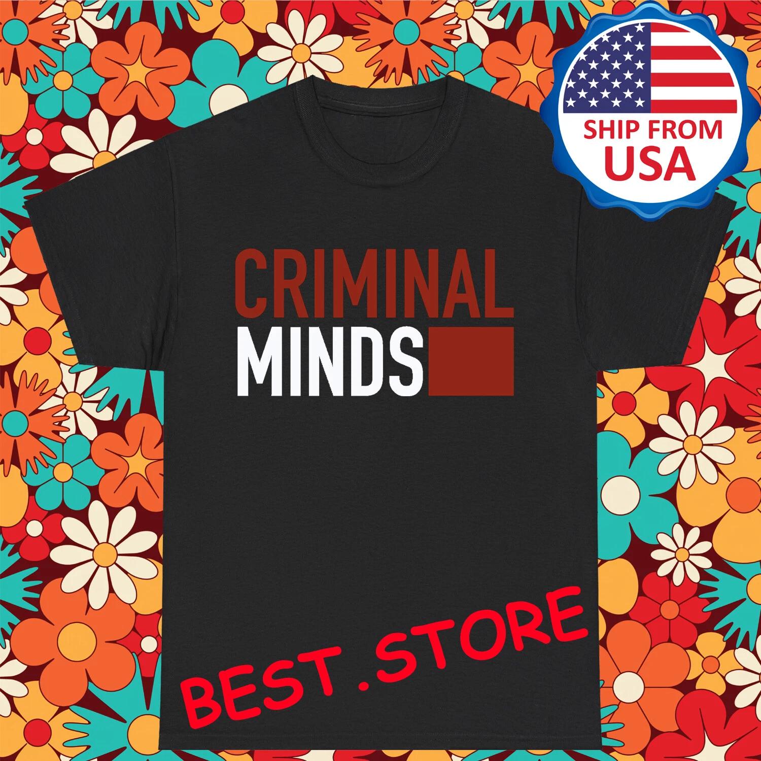 Criminal Minds Fanatic TV Series Men s Black Size S-5XL L