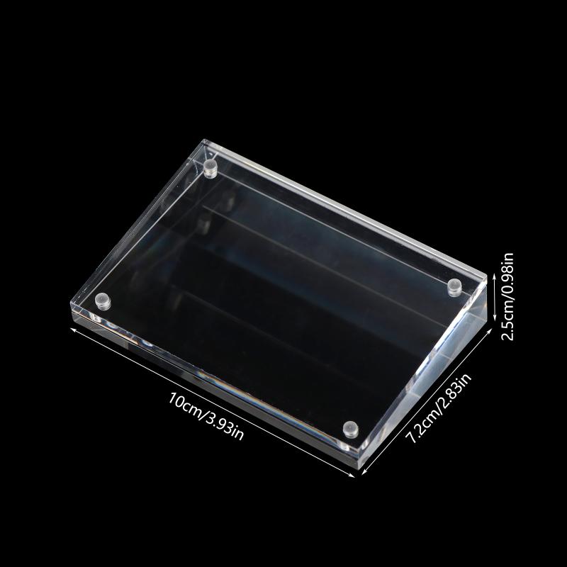 1 Pcs Magnetic Acrylic Sign Holder Display Stand Table Number Holder Restaurant Menu Paper Holder Price Label Card Holder