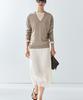 Masimodutti Wool Blend V-Neck Knit