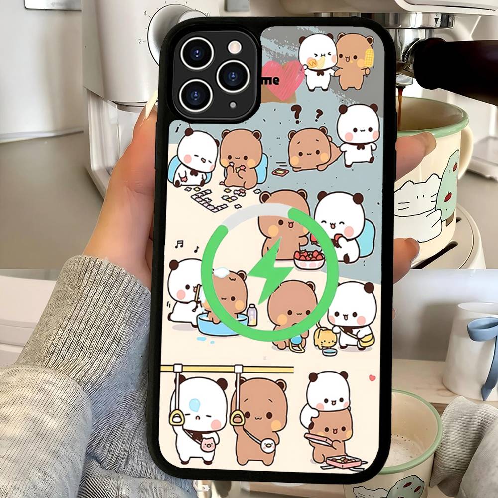 Cute BUBU DUDU Phone Case For IPhone 17 Air 16 15 14 13 12 11 Pro Max Plus For Magsafe Wireless Charge Cover