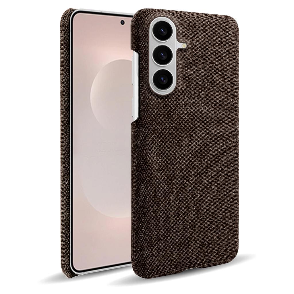 For Samsung Galaxy S26+ Phone Case Cloth Texture Anti-Scratch Protective PC Back Cover