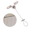 4Pcs Adjustable Shower Rod Ceiling Mount Support Prevents Dropping with Rustproof Stainless Steel Designs
