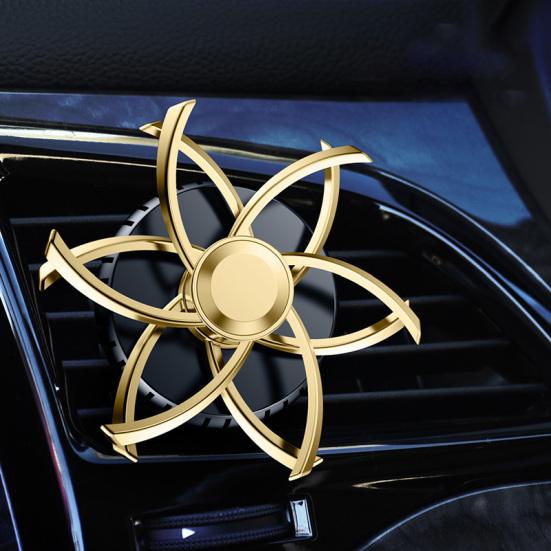 Ventilatore Profumo Auto Design Uso a Lunga Durata Rotante per Bocchetta Aria Auto Aromaterapia per ATV