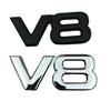 Emblemă Insignă 3D V8 pentru Mașini Toyota & Volkswagen - Autocolant Metalic Electroplacat pentru Coadă