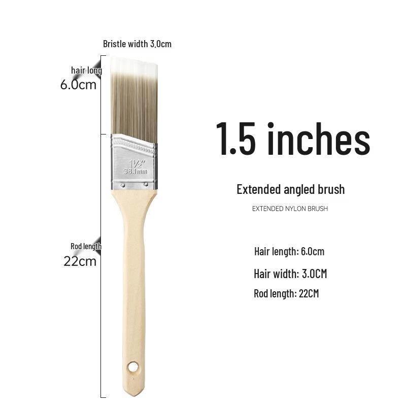 Multifunctional Nylon Brush: BBQ, Paint, Cleaning, 1-12 Plate Sizes