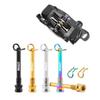 MUQZI 2pcs Titanium Bolts Bicycle Disc Brakes Caliper Lightweight Mounting Screws Road MTB Disc Brake Pad Bolts with Fixing Clip