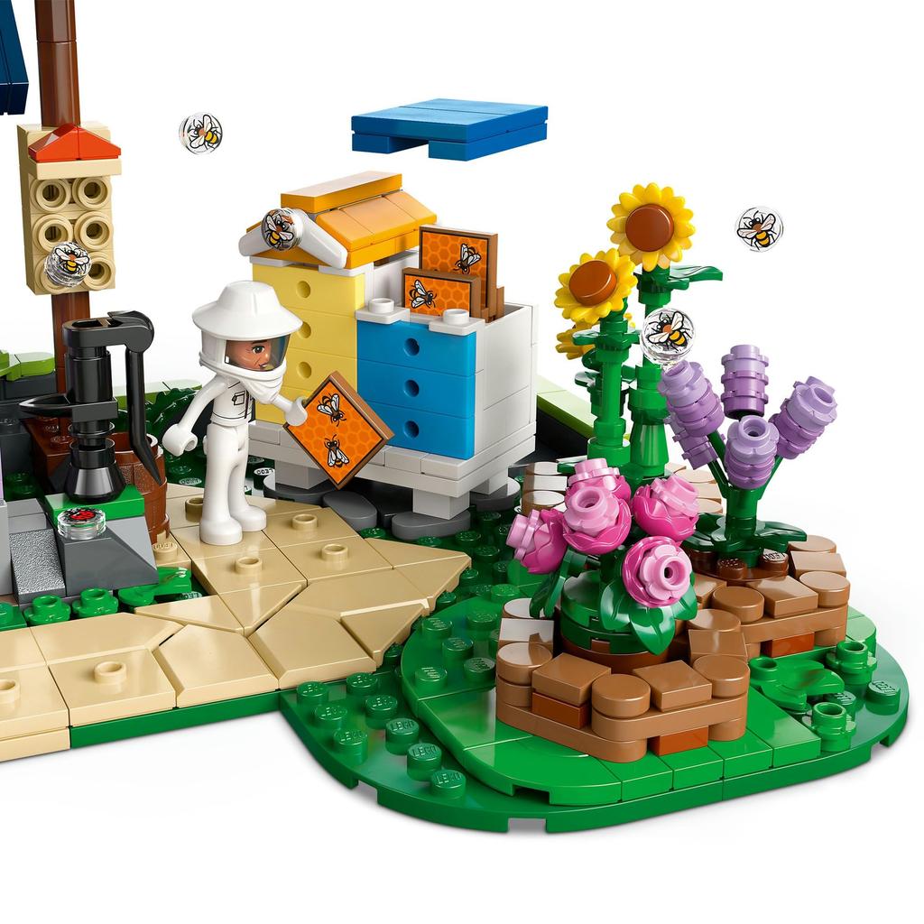LEGO Friends Bee Farmer and Flower Garden Toy Birthday Present Blocks Girls Boys Children 12 Years Old 13 Years Old 14 Years Old Elementary School