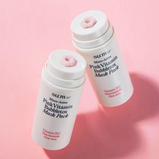 SUM37 Microactive Pink Vitamin Bubble Tox Mask (Choose 1 of 2)