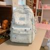 Schoolbag Korean version of small fresh schoolbag Japanese princess versatile cute casual printed backpack junior high school class backpack