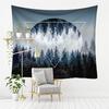 New Forest European-American Landscape TV Background Wall Tapestry - Polyester Decorative Hanging Cloth