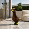Holiday Goose Costume for Porch Animal Clothing 23 Inch Goose, Decorative Outfit, Creative Clothes Windowsill Yard And Garden, Seasonal Lawn Ornament