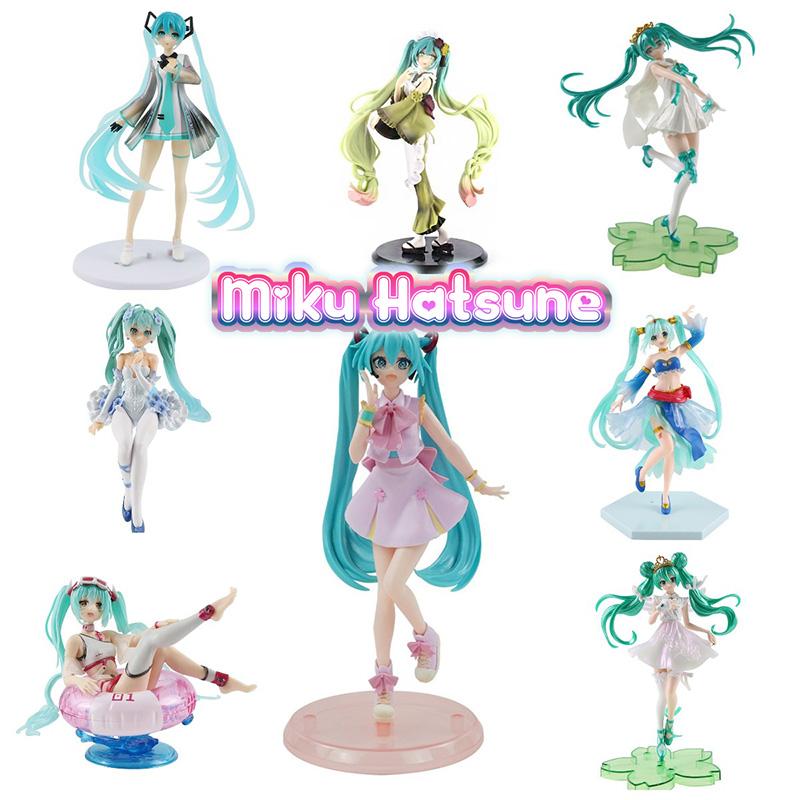 Figure Hatsune Miku Mini Statue Collectible Model Toy Ornament Decor Gift Fans