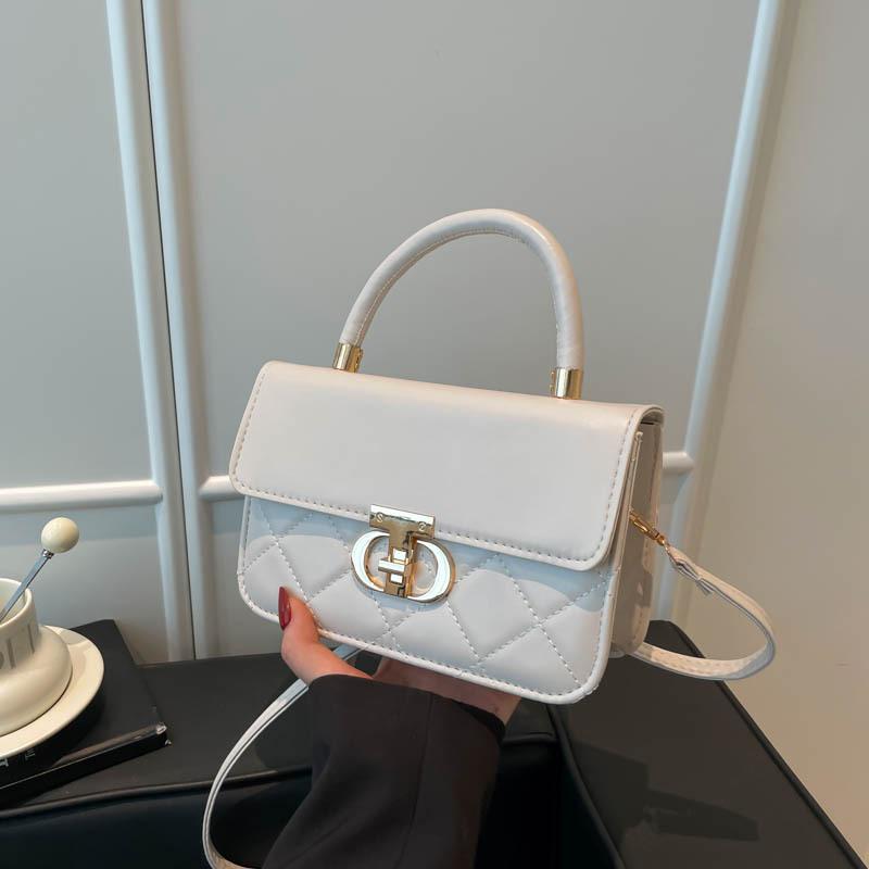 

Premium quality niche high-end bag small square bag women s new trend bag commuter bag shoulder bag белый