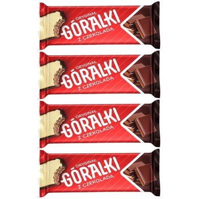Highlander Wafers with Chocolate Cocoa-Coated Wafers 45g X 4 Pieces