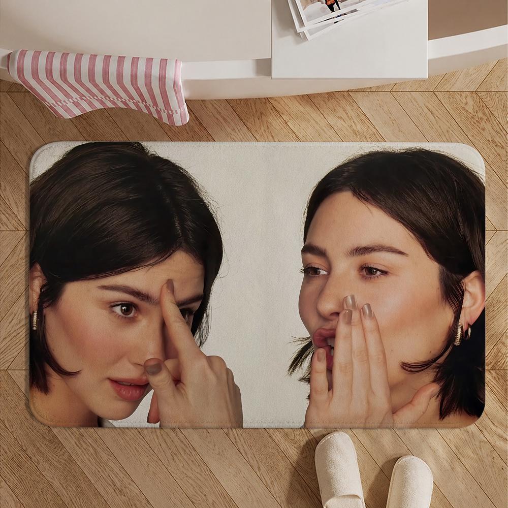 Celebrity-Gracie AbramsS Floor Mat Soft Non-Slip Bath Mat, Bedside Carpet, Absorbent Doormat for Home