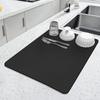 Non Slip Absorbent Kitchen Mat Quick Dry Coffee Cup Drain Pad Dish Drying Rack Bathroom Sink Faucet Protector