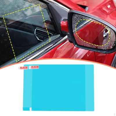 2 Pieces Car Sticker Rainproof Film Rearview Mirror Rain for Side Window