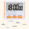 New Magnetic Kitchen Timer Back Bracket Large Display LCD Digital Timer Hangable Multifuntion Alarm Clock Kitchen Use
