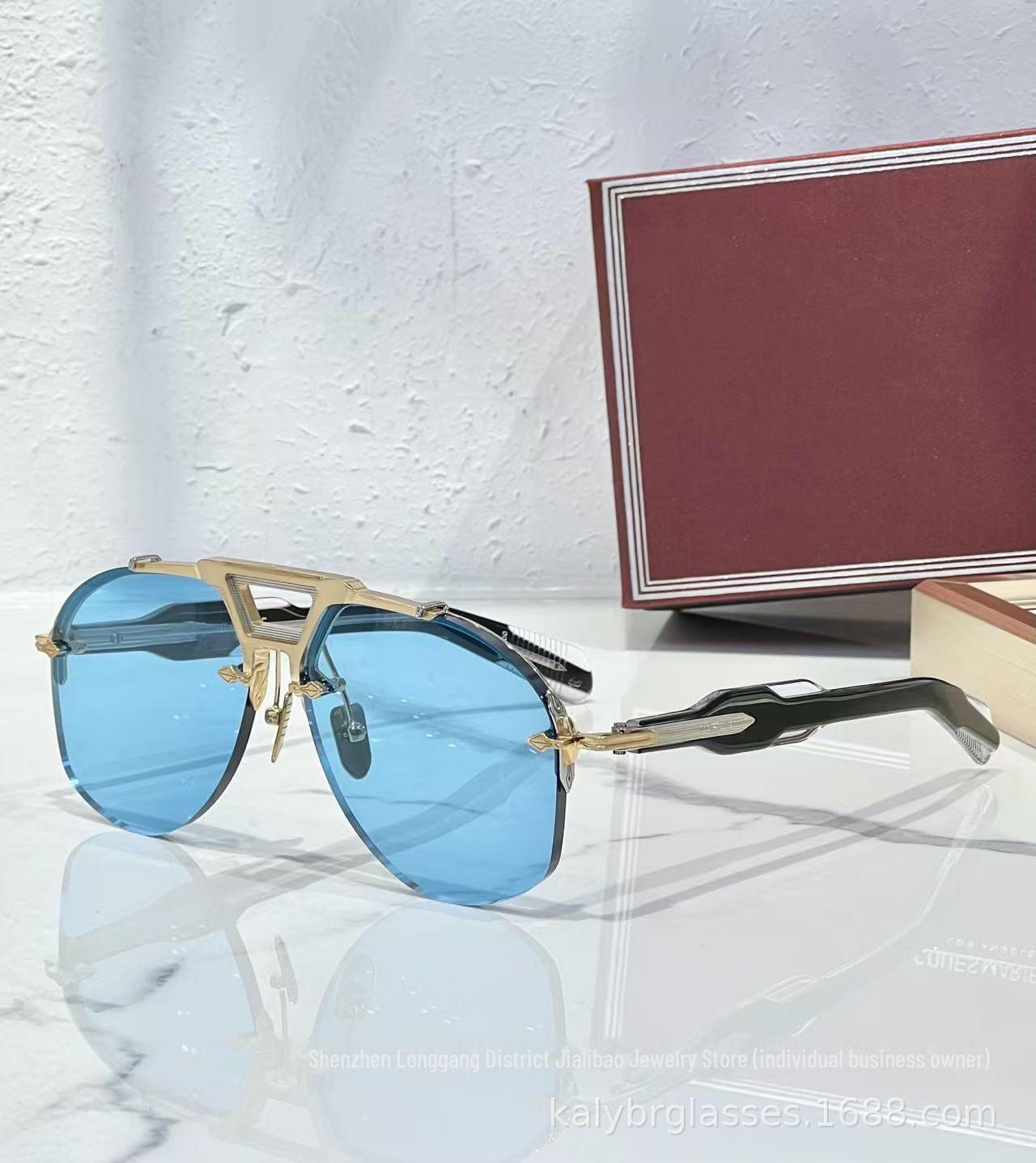 

Солнцезащитные очки без оправы JACQ JMM Round Fashion - Высококачественная защита от солнца 60-13-146