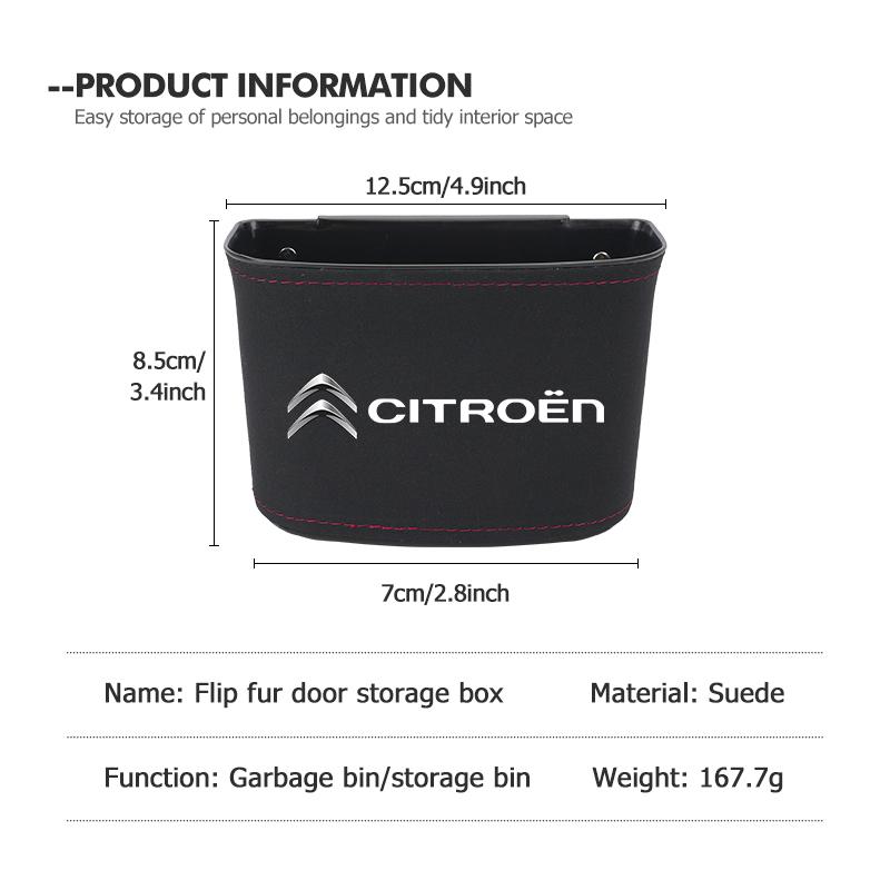 Car Console Seat Seam Supplies Interior Storage Box Decoration For Citroen C5 C1 C2 C6 C4L DS3 DS4 DS5 C-Elysee Grand Berlingo and123