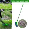 Detachable Lawn Rake Thatch Rake for Lawn Care Dethatching Rake Garden Leaf Rake Soil Cultivator Lawn Grass Rake Aerator Tool
