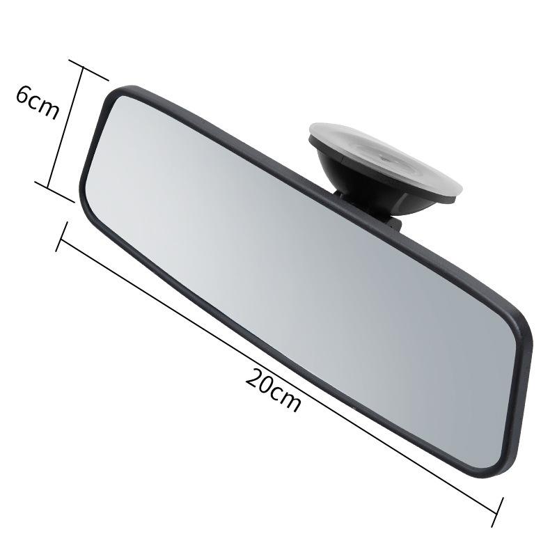 Anti-Glare Baby Car Monitor Mirror - Suction Cup Mounted Central Observation Mirror for Driving School & Parent Safety