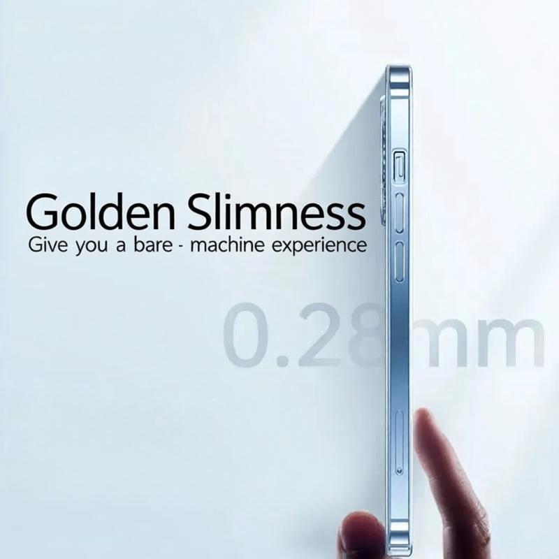 HD Clear Durable Silicone Phone Cover For Iphone Upgraded Lens Anti-Break Anti-Smudge Essential Daily For Iphone Accessory Shell
