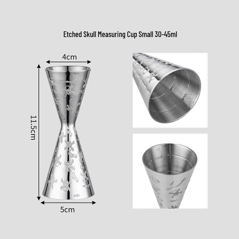 ZISIZ 304 Stainless Steel Double-Ended Jigger