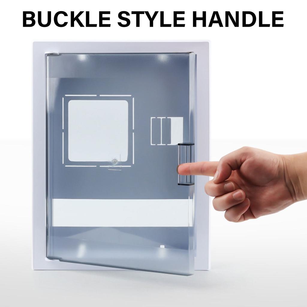 Dekkplate for strømmåler Strømmålerbase deksel Enkel installasjon Strømmålerhusdeksel for hjem og næring