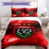 3pcs RC Toulon Bedding Set Duvet Cover Closure Includes 1 Duvet Cover & 2 Pillowcases, Soft and Comfortable for All Seasons.