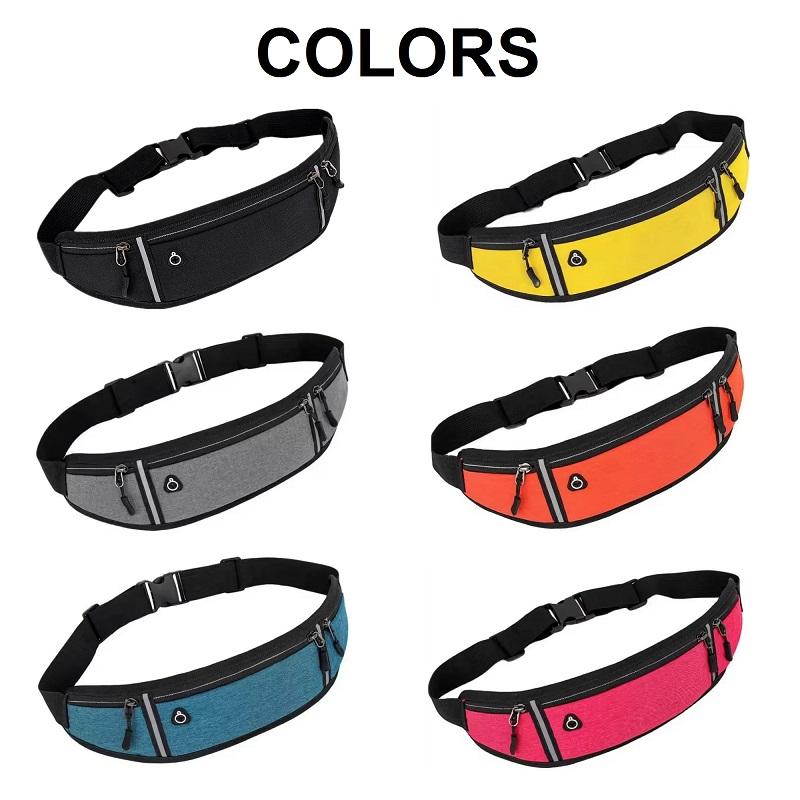Professional Running Waist Bag Sports Belt Pouch Mobile Phone Cover Men Women Hidden Pouch Gym Sports Bags Running Pack