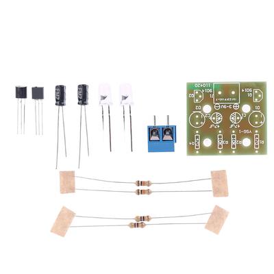 Elektronische DIY-Bausätze Blinkende Lampe Elektronische Leiterplatte Werkzeuge Mit einer Zinn-Sprühdose behandelt Prozess Elektronik