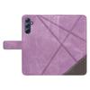 For Samsung Galaxy A55 5G Case Geometric Line Leather Phone Cover Card Slots Wallet