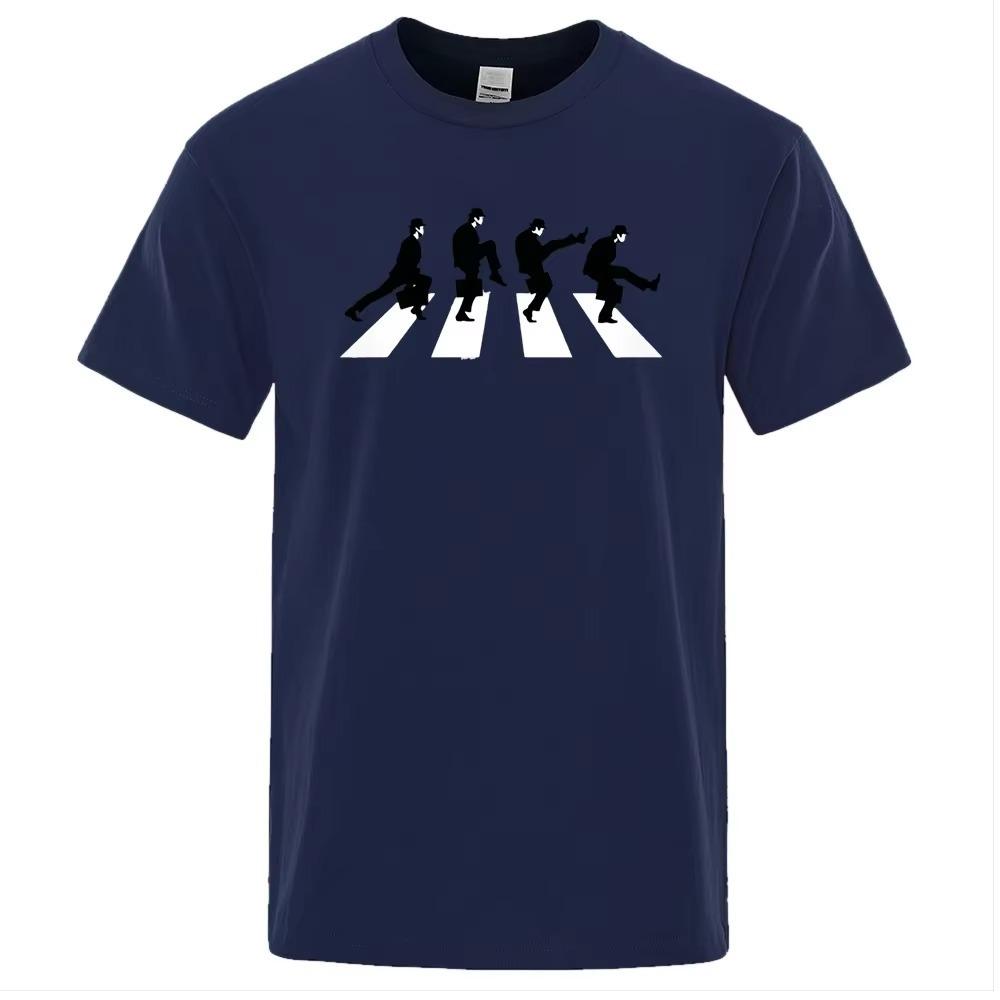 Men T-Shirt Monty Python The Ministry Of Silly Walks T Shirt Fashion Funny Short Sleeved Cotton Oversized Tshirt Personality Tee