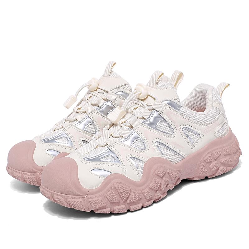 Hiking Shoes Women Anti-slip Low-top Outdoor Sports Shoes Women Lace-up Comfortable Soft Breathable Casual Sneakers Women Shoes 37