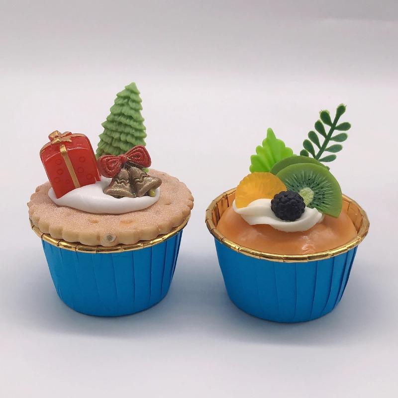 50Pcs Eco-Friendly Cake Liner Tray Muffin Cases Baking Cup Cupcake Wrappers - Disposable Paper Cups for Baking and Party Decor