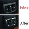 For Kia K3 Forte -2024 Steel Carbon Fiber Rear Air Outlet Vent Frame Trim 1*
