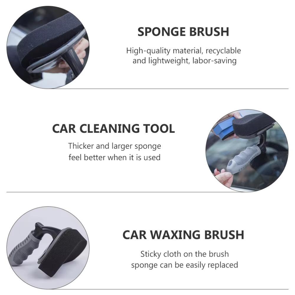 Universal Car Cleaning Auto Rim Scrubber Sponge Skidproof Car Wheel Brush Easy To Clean Car Care Accessories Car