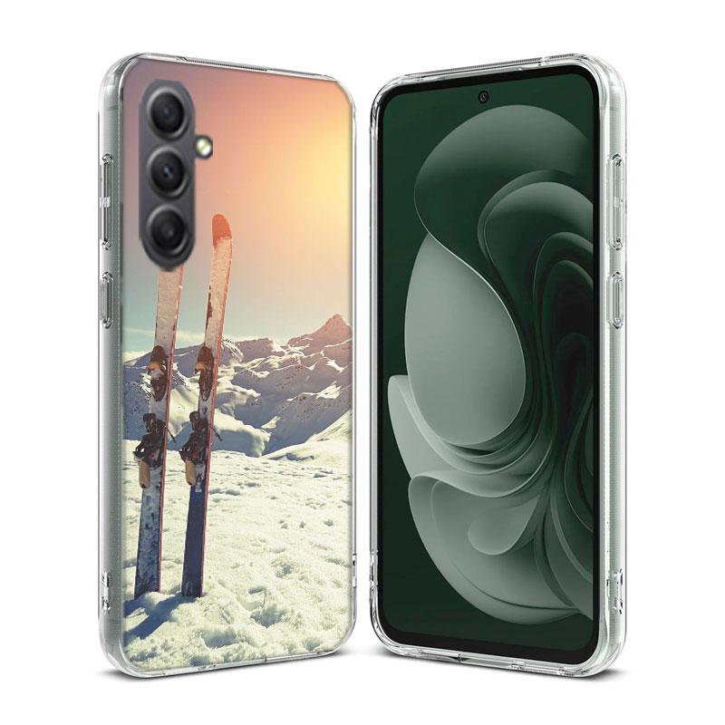 Skiing Snow Snowboard Ski Phone Case for Samsung A16 A26 A36 A56 A17 A37 A57 A07 A06 A02S A03 A04S A05S Galaxy Note 20 10 A50S A