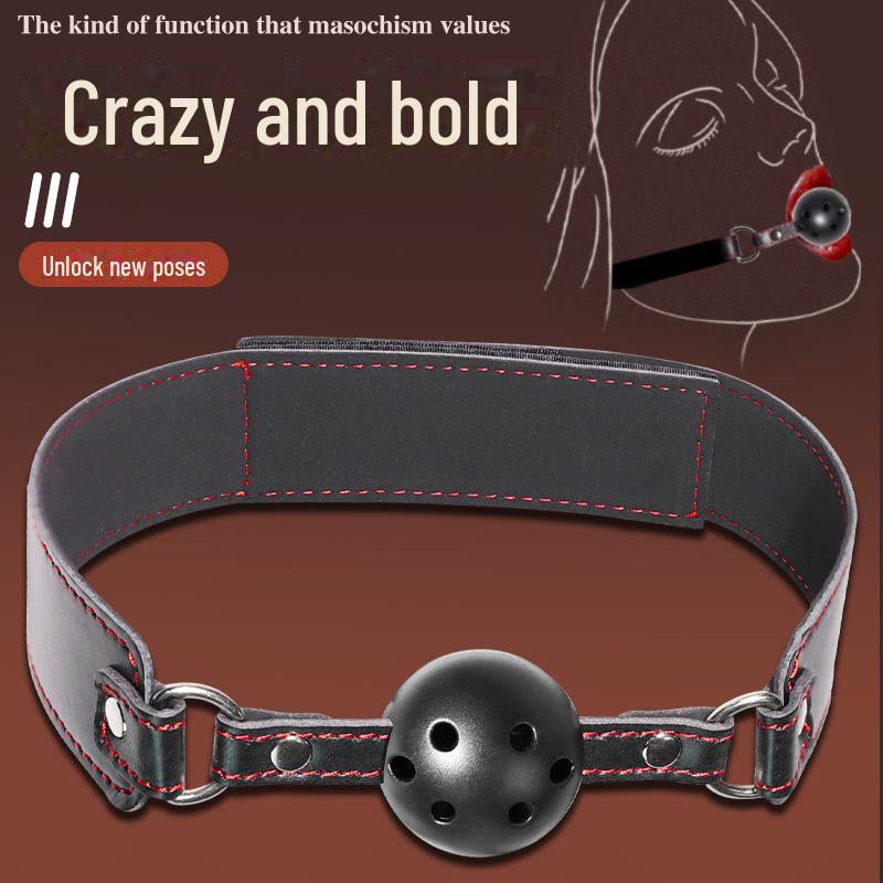 סט ג'יואי מתכת אנאלי ושעבוד עם אזיקים, כדור פה וצעצוע פתוח לנרתיק