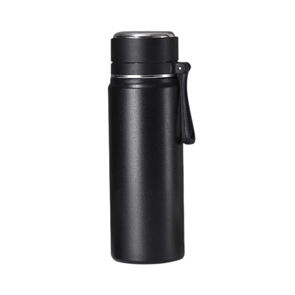 

Бутылка для воды 500 мл Термокружка из нержавеющей стали 316 Модная вакуумная кружка Студент чёрный
