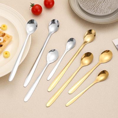 Elegante Edelstahl-Löffel für Desserts, Kaffee und Honig - Design mit Vogelnester-Tremella, Perfekt für Hochzeiten