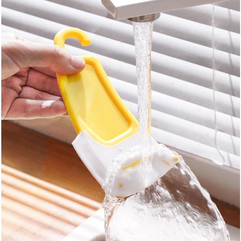 Kitchen Silicone Residue Scraper 2/4Pcs Non-Scratch Reusable Pot Pan Dish Scraper for Home Restaurant Cleaning Use
