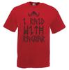 Adults I Raid With Ragnar Lodbruk Runic Viking Runes Unisex TShirt