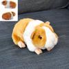 Lifelike Orange Guinea Pig Plush Toy For Children's Collection Gifts