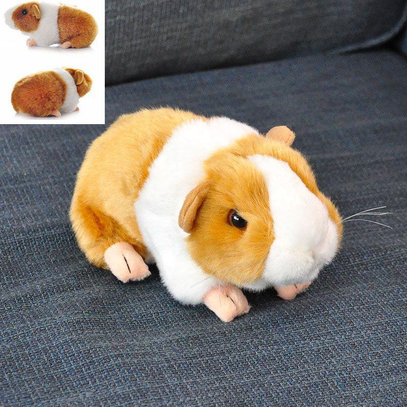 Lifelike Orange Guinea Pig Plush Toy For Children's Collection Gifts